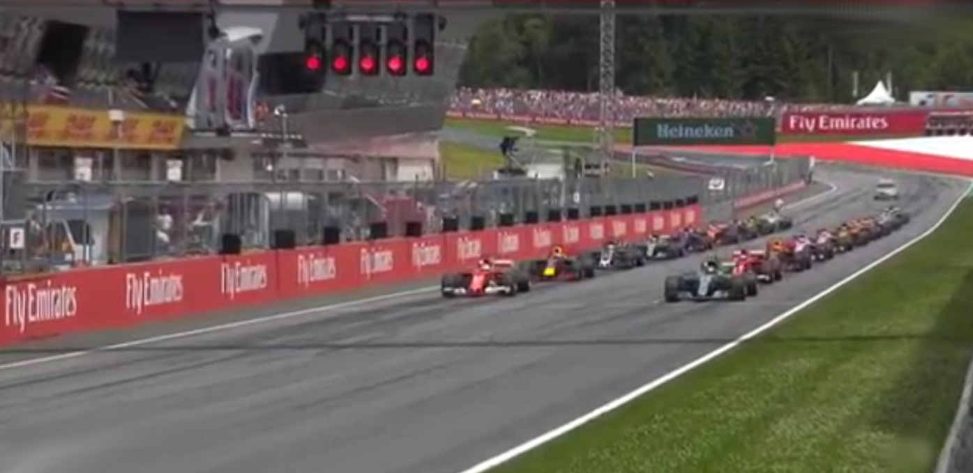 Grand Prix d'Autriche 2017 du 9 juillet : le départ Grand Prix d'Autriche 2017 du 9 juillet : le départ