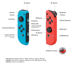 manette bleu et rouge documentation switch